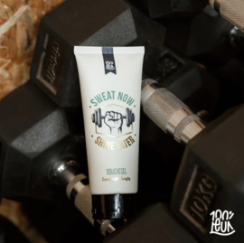 100% Leuk Douchegel "Sweat now, shine later"