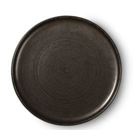 HKliving Home Chef ceramics Dinner plate | black