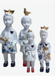 Lammers & Lammers Kees Jan met bootje | delftsblauw