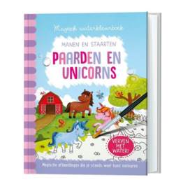 Magisch Waterkleurboek "Paarden en Unicorns"