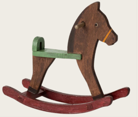 Maileg Rocking Horse Mouse | darkbrown