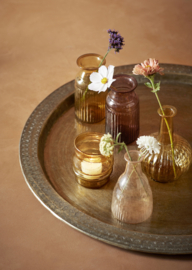 Madam Stoltz Recycled glass vase | purple