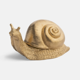 &Klevering Coinbank Snail gold | Spaarpot slak goud