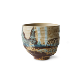 HKliving Artist Ceramics Coffee cup "Scratched"