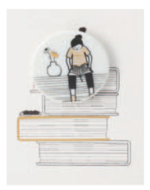 Räder Magneet Vrouw in koffie