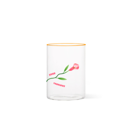 The Gift Label Drinking glass "Stay fabulous"