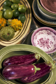 HKliving Sunday Ceramics Bowl "Purple" PER STUK