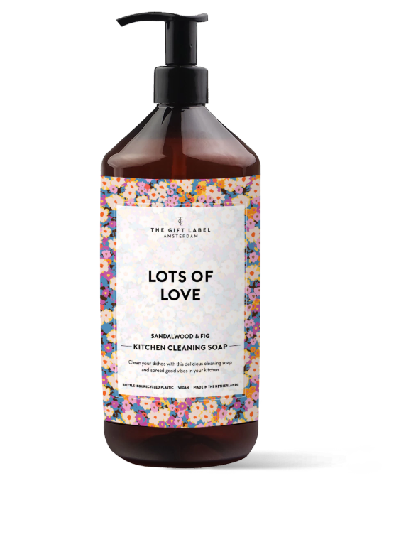 The Gift Label Kitchen Cleaning Soap "Time for Sparkles"