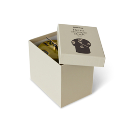 HKliving Retro Ceramic clock | olive