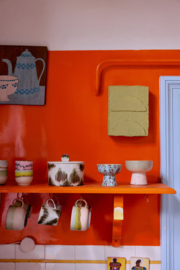 HKliving 70's Ceramics Cookiejar "Tide"