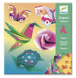 Djeco Origami "tropische dieren" | 7-12 jaar
