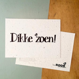 Bloom Bloeikaart BW collection "Dikke zoen"