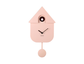 Karlsson Wall Clock Modern Cuckoo | soft pink