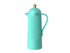 Presenttime Thermos Bottle "Crown" | turkqoise blue
