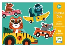 Djeco Duo Puzzel "Race auto's" | 2+