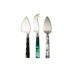 HKliving Cheese knives "Coast" set van 3