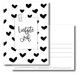 Winkeltje van Anne Minikaartje "Liefste juf"