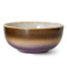 HKliving 70's Ceramics Bowl XS "Sierra" | bruin aubergine