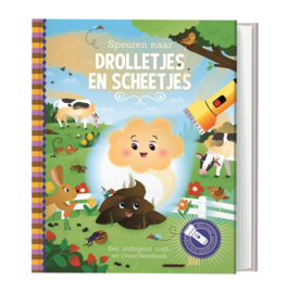 Zoek- en Voorleesboek "Speuren naar drolletjes en scheetjes"