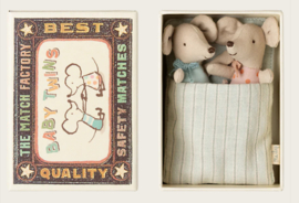 Maileg Little twins in matchbox