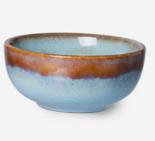 HKliving 70's Ceramics Bowl XS "Castor" | Lagune