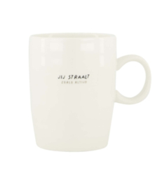 Zusss Theemok "Jij straalt zoals altijd" | wit zwart