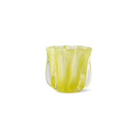 HKliving Candle holder "Coralla" | lime