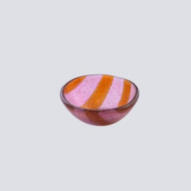 Cavari Atelier "Artisano" Bowl XS | Magenta strips