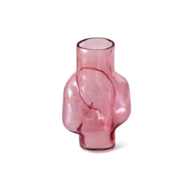 HKliving  Gleam glass high vase | rose