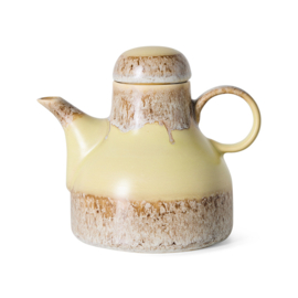 HKliving 70's Ceramics Coffee pot "Custard"