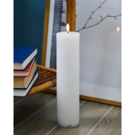 Sirius Nordic Design Sille Exclusive LED kaars  wit 7,5 x 30 cm