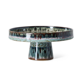 HKliving 70's Ceramics bowl on base "Birthstone"