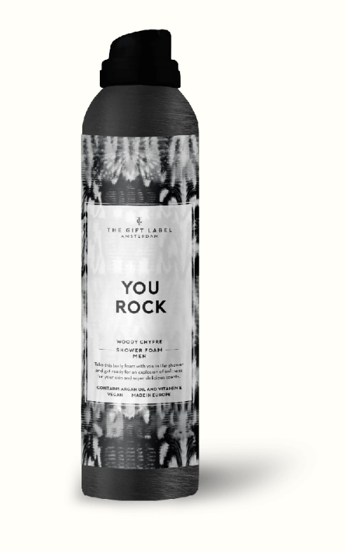 The Gift Label Shower Foam Men "You Rock"