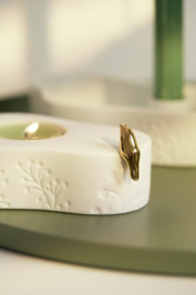 Räder Winter magic Tealight holder "Goldbird"