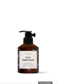 The Gift Label Hand & Body Lotion "stay fabulous"
