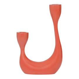 Urban Nature Culture Candle holder "Palesa" | nectarine