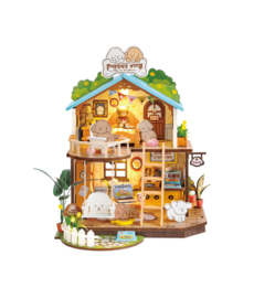 Robotime DIY huisje "Puppy’s Cozy Villa"