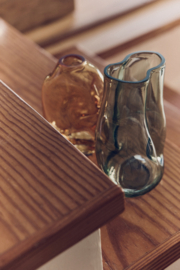 HKliving  Gleam glass vase | olive