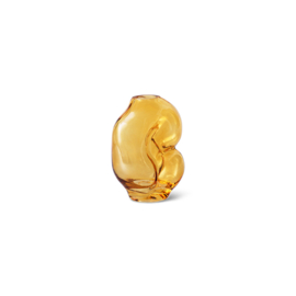 HKliving  Gleam glass small vase | amber