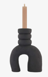 Zusss Kandelaar ornament 28 cm | zwart