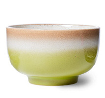 HKliving 70's Ceramics noodle bowl "Groovy" | Upside down
