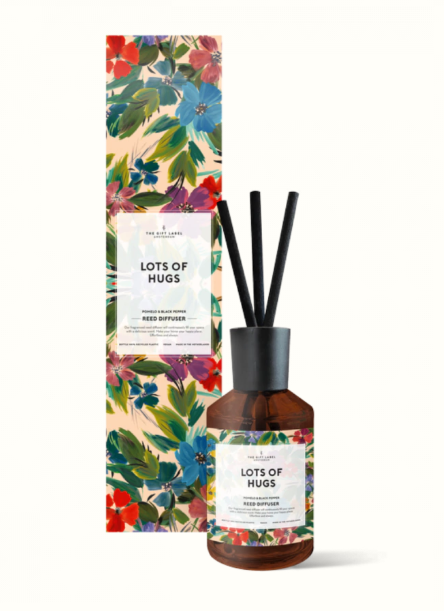 The Gift Label Reed diffuser "Lots of hugs"
