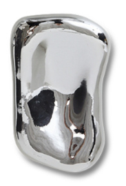 HKliving Glass sculpture D | chrome