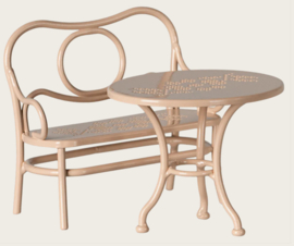 Maileg Caféset Mouse Big | pale pink