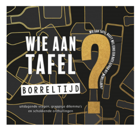 Wie aan tafel? Borreltijd