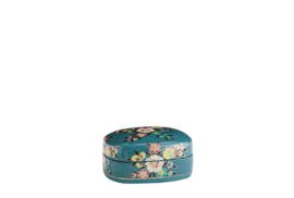 Madam Stoltz Handmade paper mache box | petrol