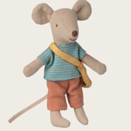 Maileg Little Brother mouse with bag