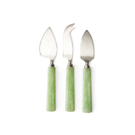 HKliving Cheese knives "Sage" set of 3