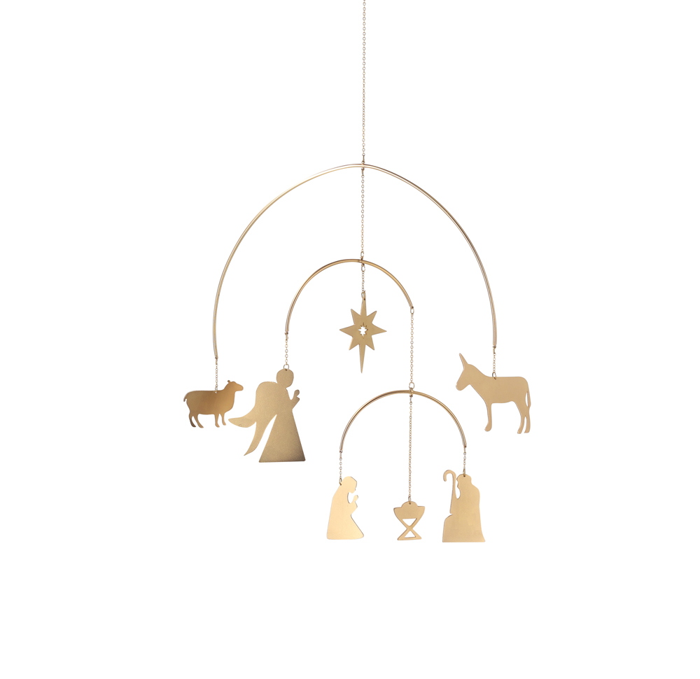 Räder Christmas Mobile "Crib with animals"