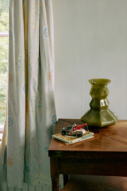 HKliving Silhouette glass vase | green